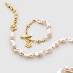 OT Chain Baroque Pearl Bracelet