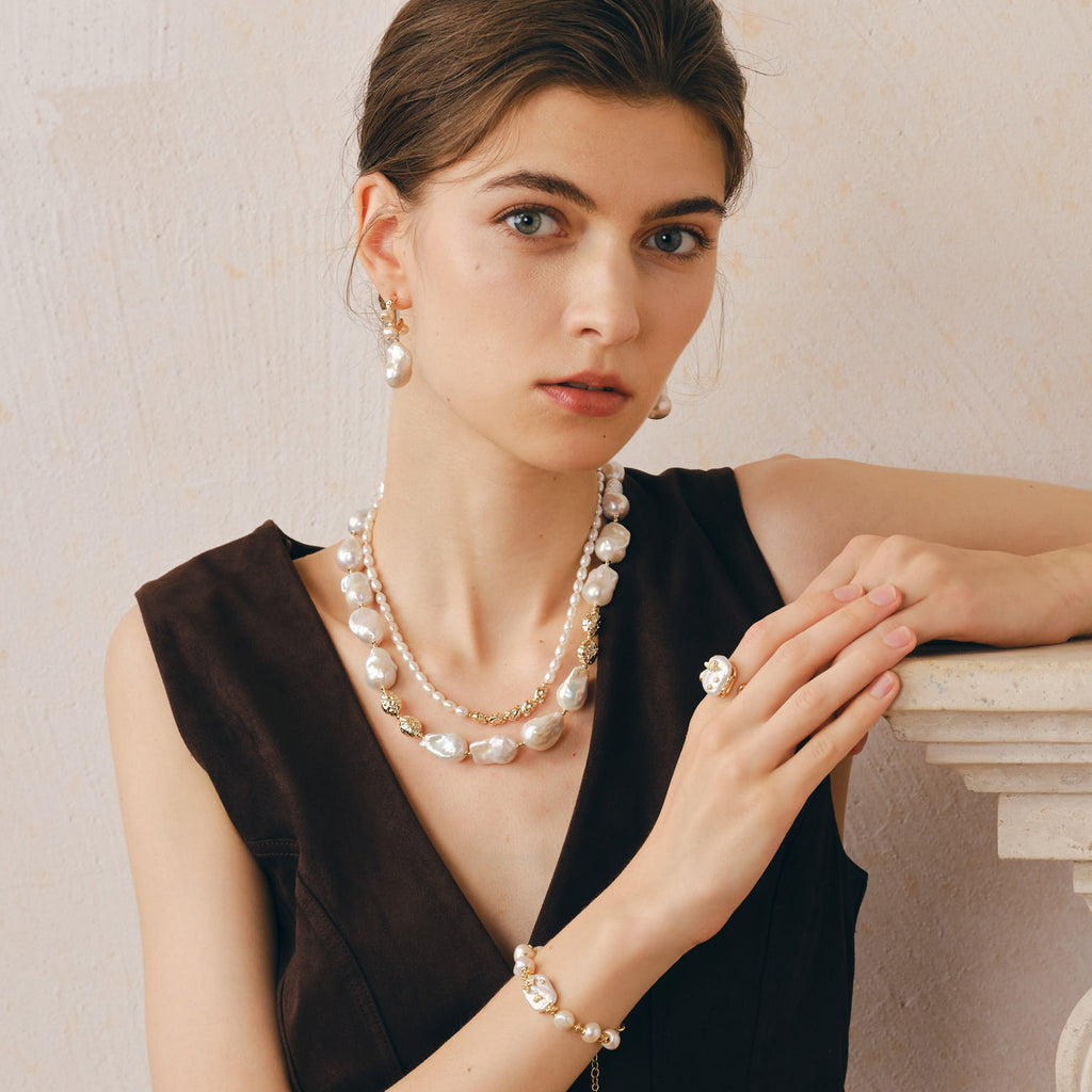 Sea Jewel Baroque Pearl Necklace