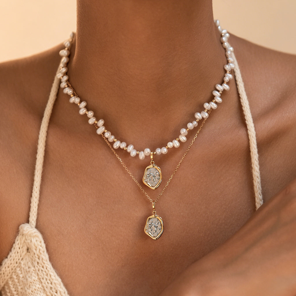 Zodiac Pearl Necklace