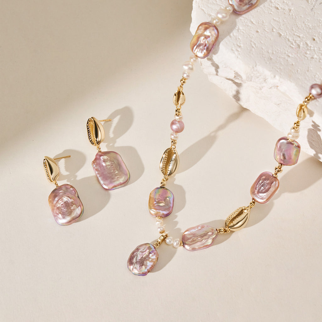 Sea Treasure Baroque Pearl Necklace