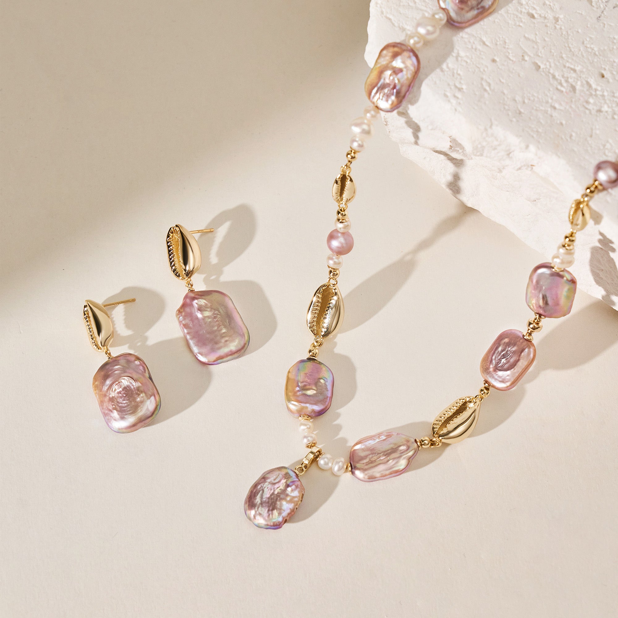 Sea Treasure Baroque Pearl Necklace