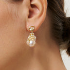 Drift Sand Baroque Pearl Earrings