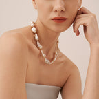 Sea Foam Baroque Pearl Necklace