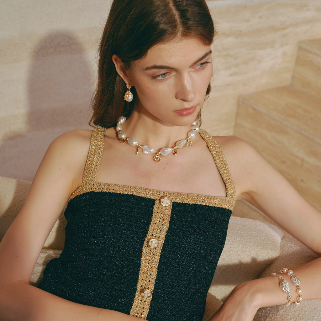 Sea Wish Baroque Pearl Necklace