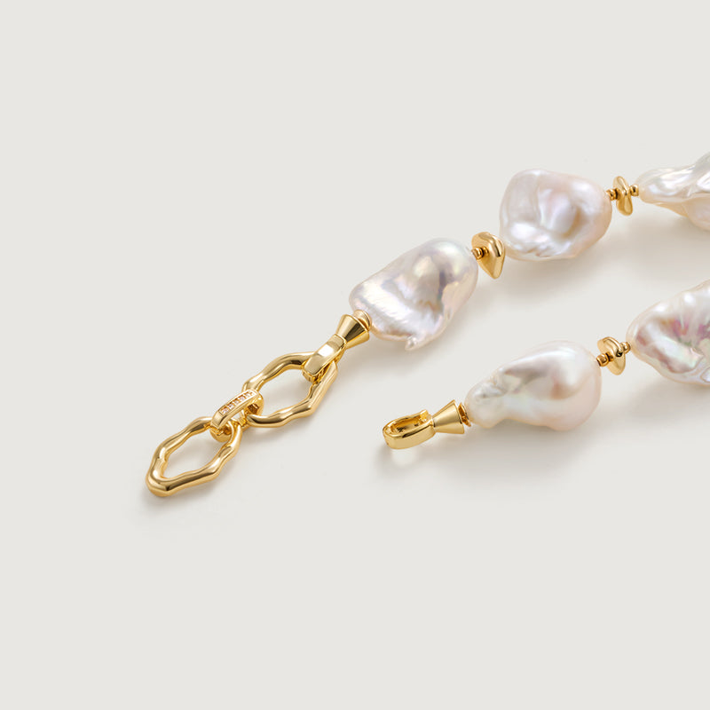 Sea Breeze Baroque Pearl Bracelet