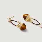 Oracle Tiger’s Eye Drop Earrings