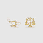 Zodiac Pearl Earrings