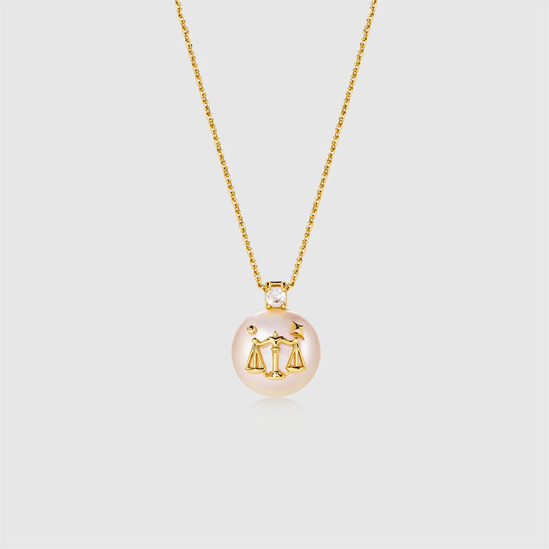 Zodiac Stellar Pearl Necklace
