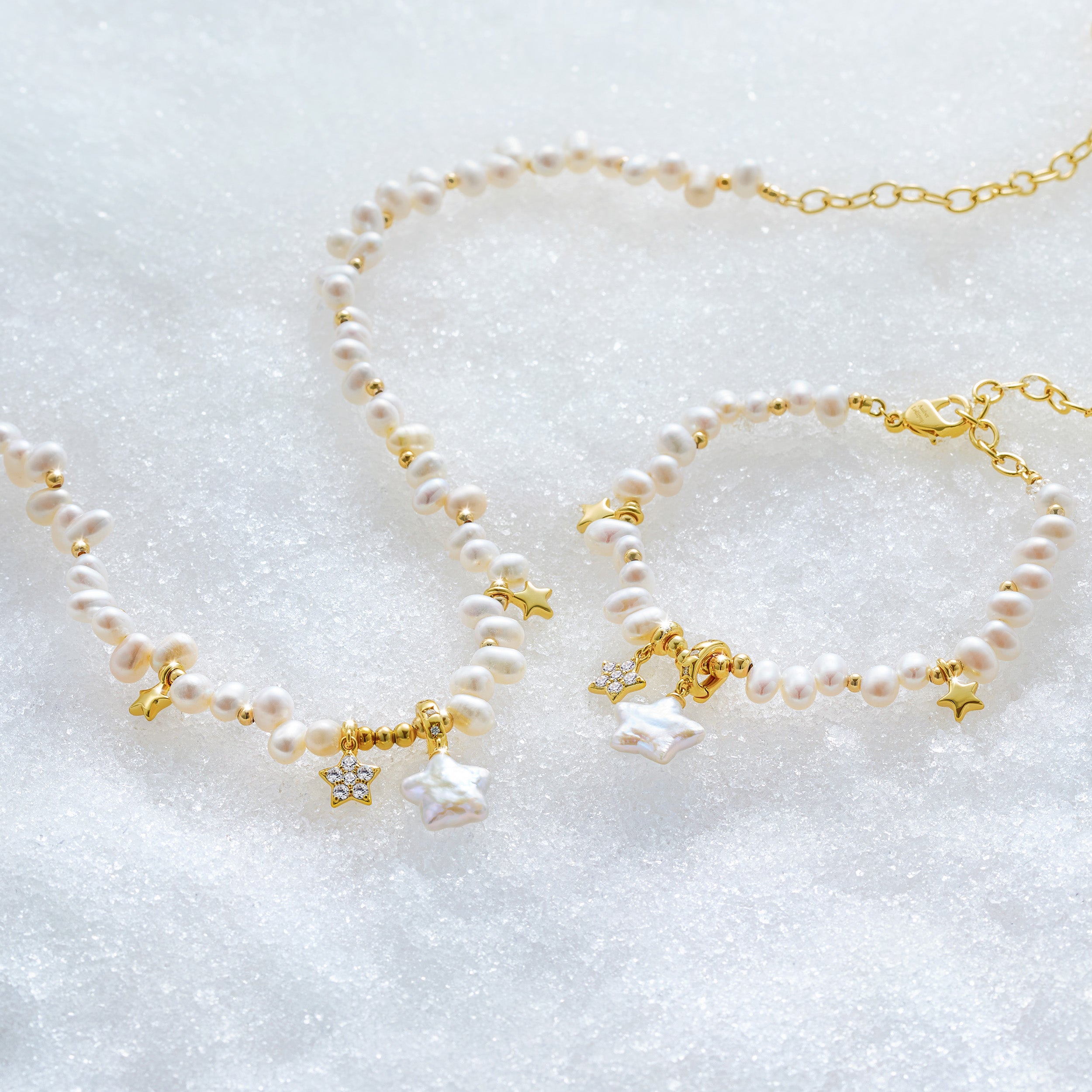 Starlight Irregular Pearl Bracelet