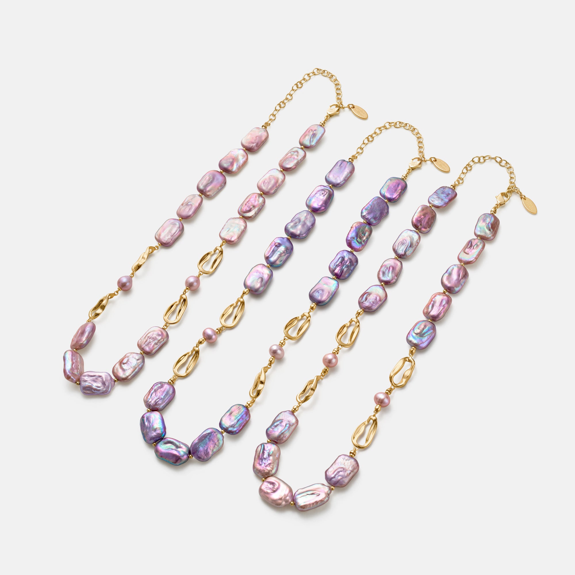 Sea Treasure Baroque Pearl Collar Necklace