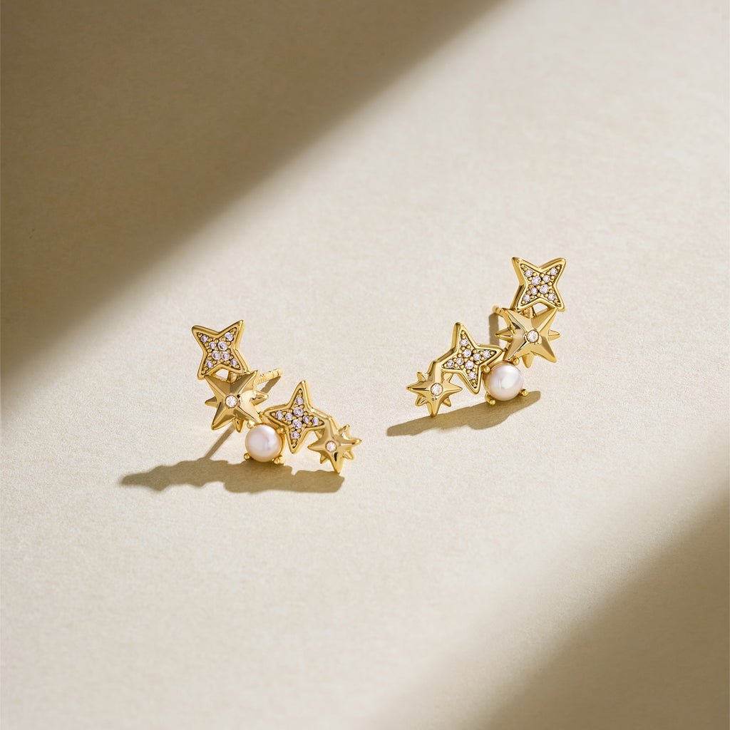 Polaris Pearl Earrings