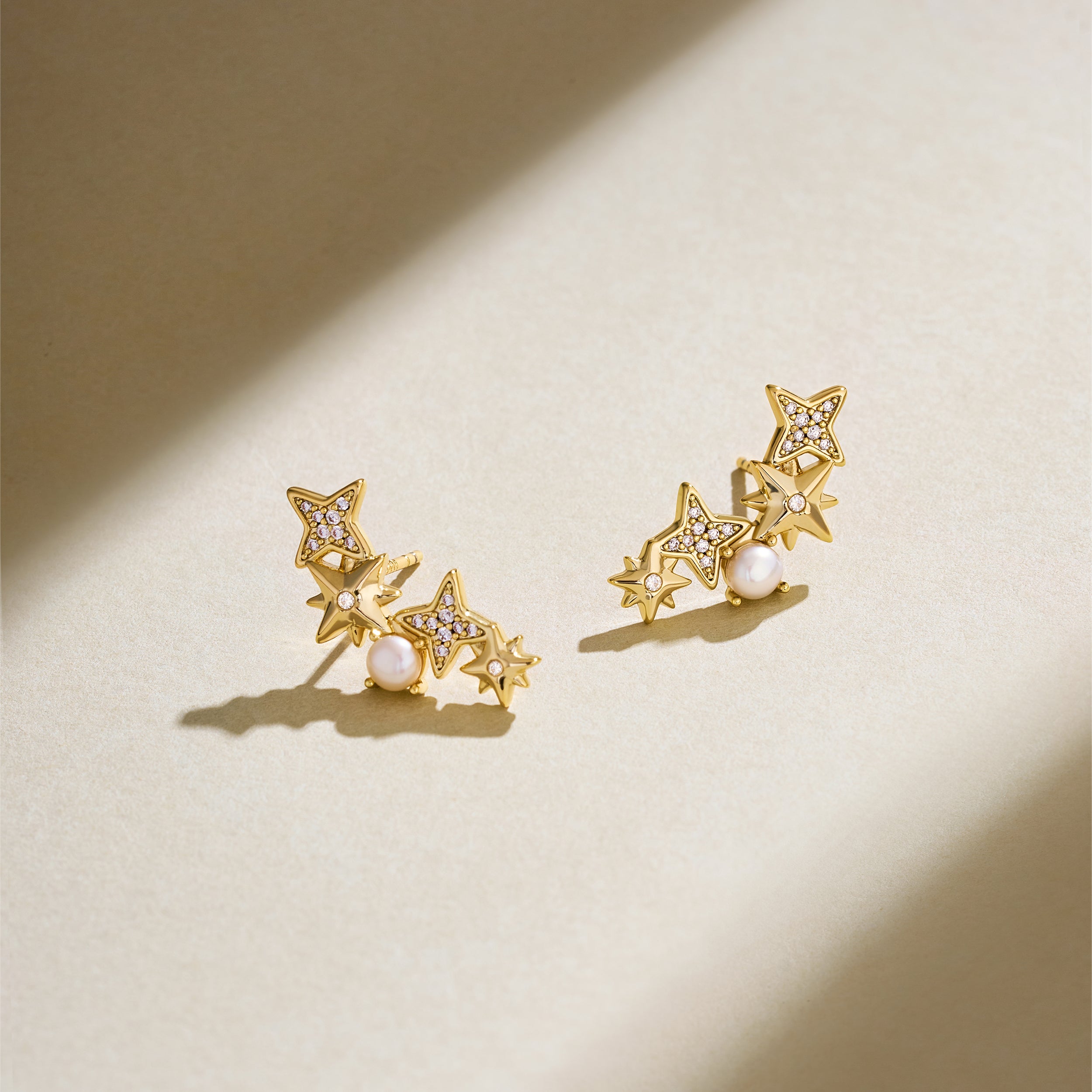 Polaris Pearl Earrings