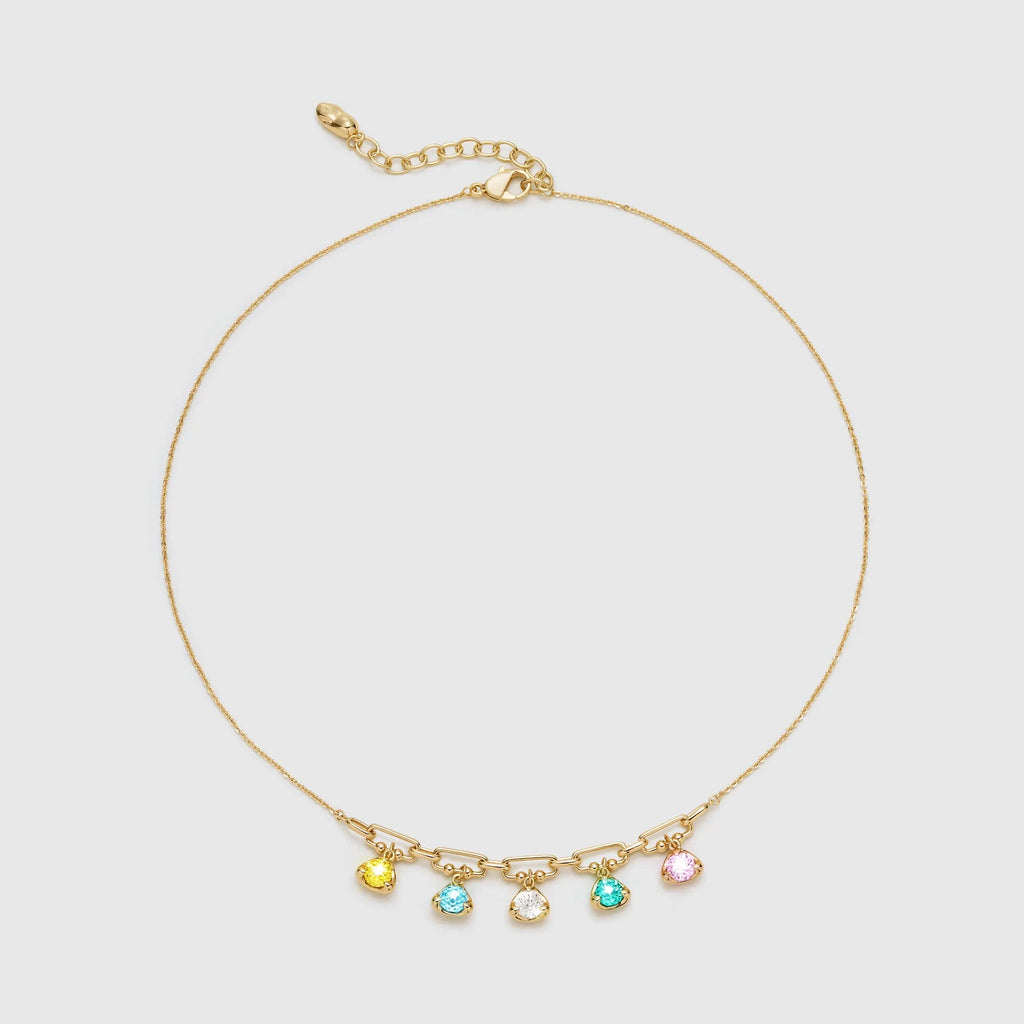 Drift Sand cz Stone Necklace