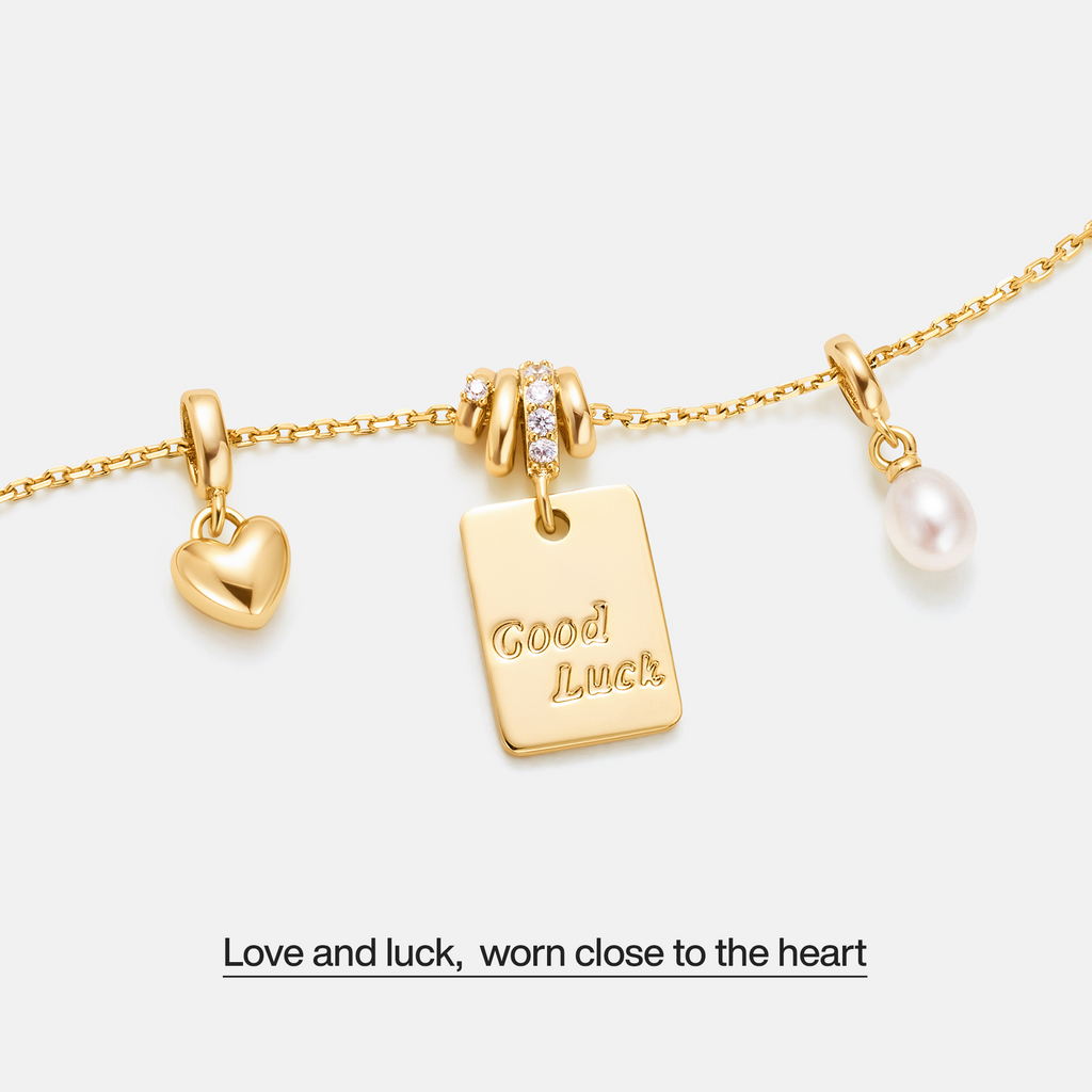 Personalized Lucky & Love Necklace