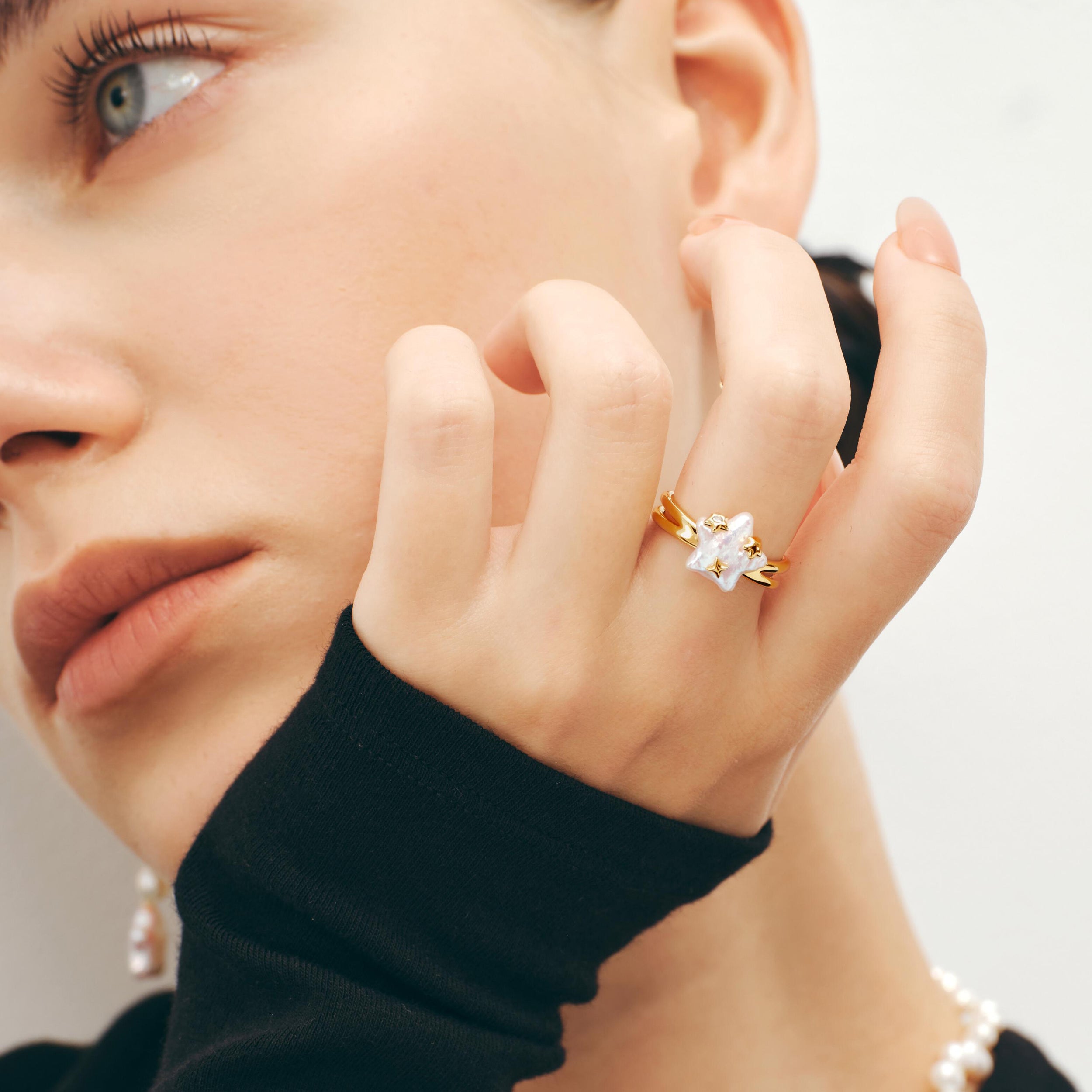 Starlight Pearl Ring