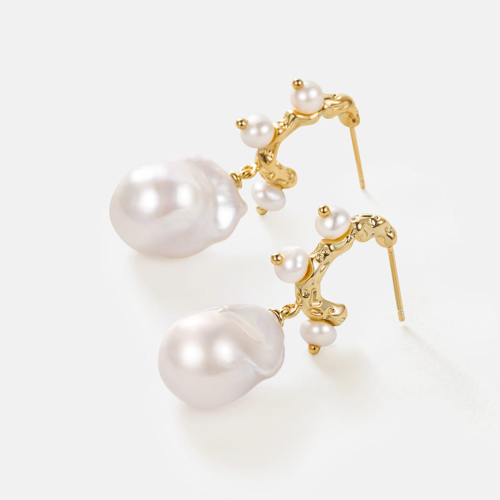 Waltz Baroque Pearl Earrings