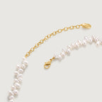 Blush Heart Rose Quartz Pearl Necklace