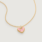 Blush Heart Rose Quartz Necklace