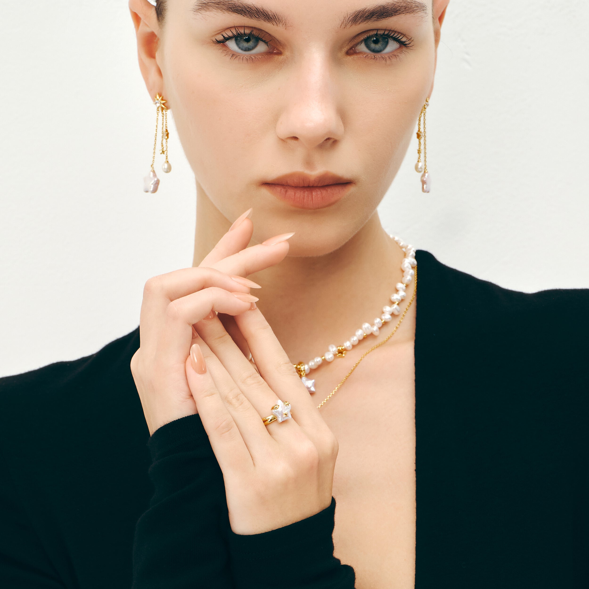 Starlight Pearl Ring