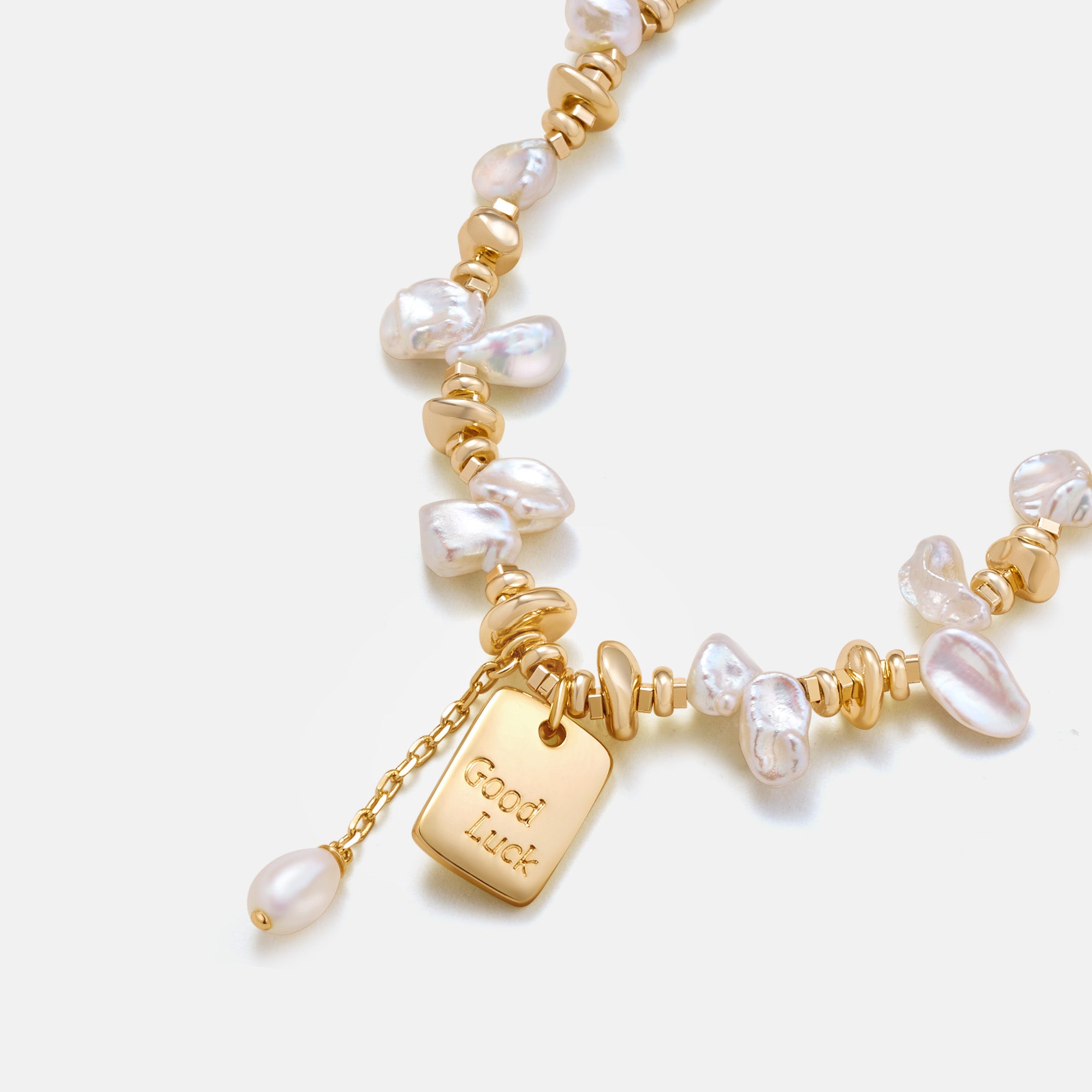 Good Luck Keshi Pearl Bracelet