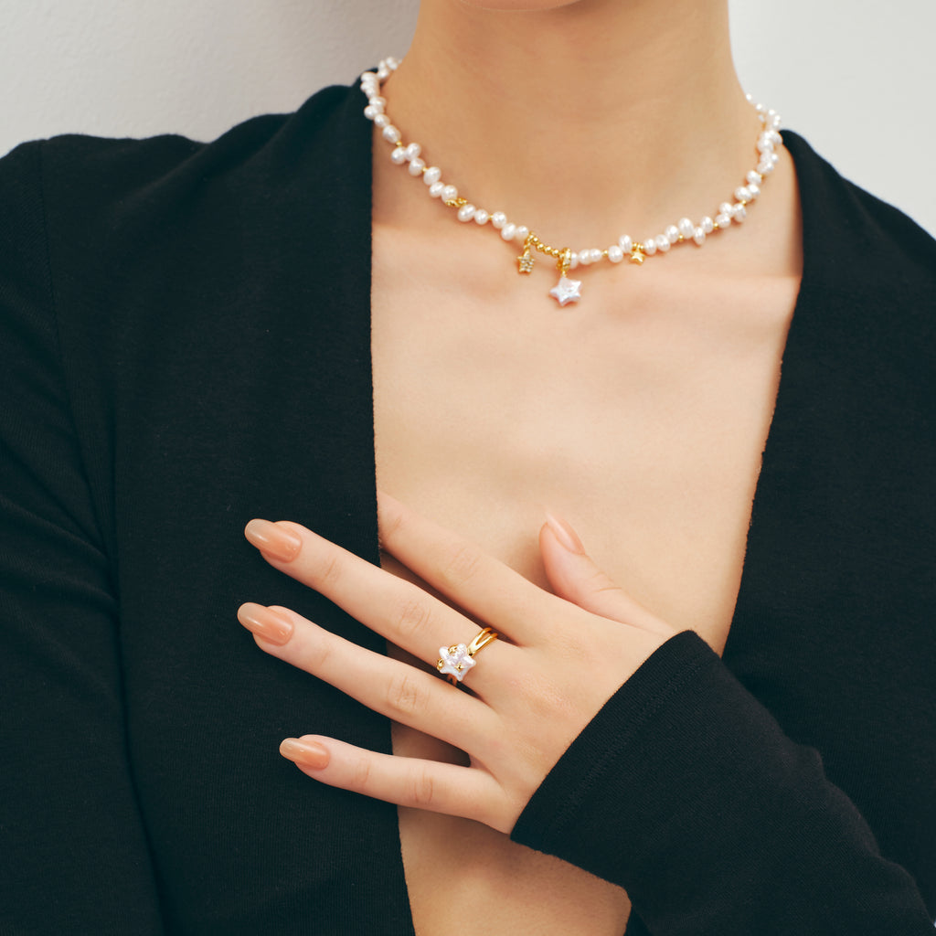 Starlight Pearl Ring