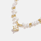 Radiant Star Pearl Necklace