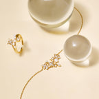 Celestial Triple Star Necklacec