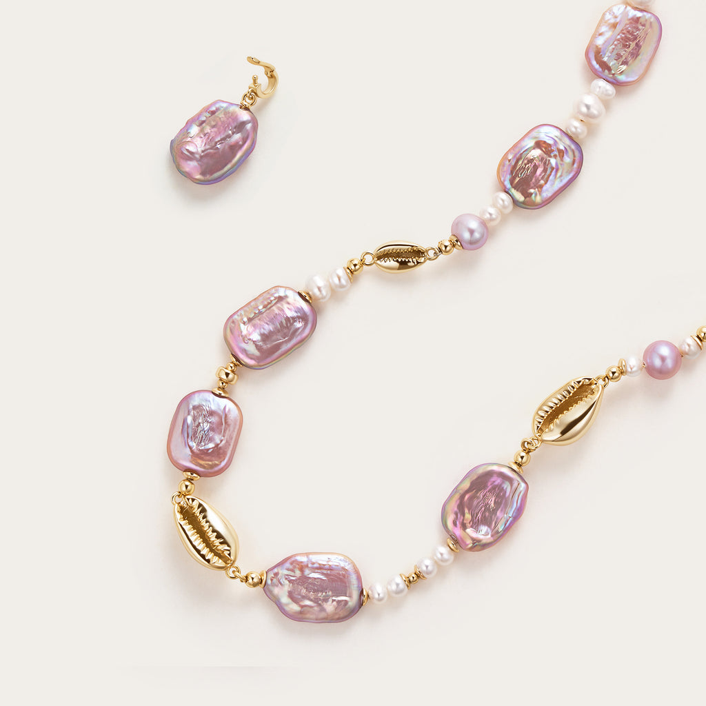 Sea Treasure Baroque Pearl Necklace