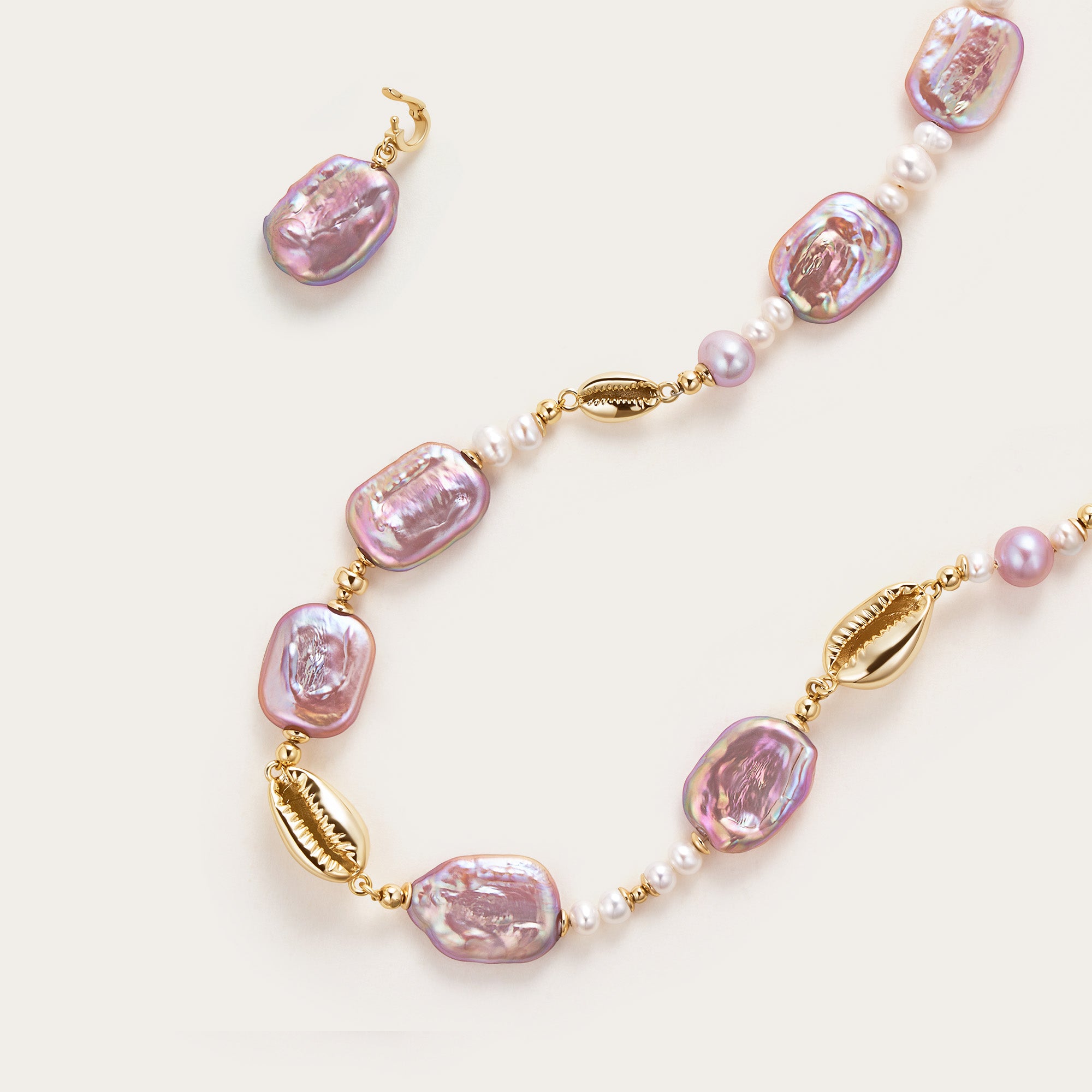 Sea Treasure Baroque Pearl Necklace