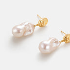 Aurora Baroque Pearl Earrings