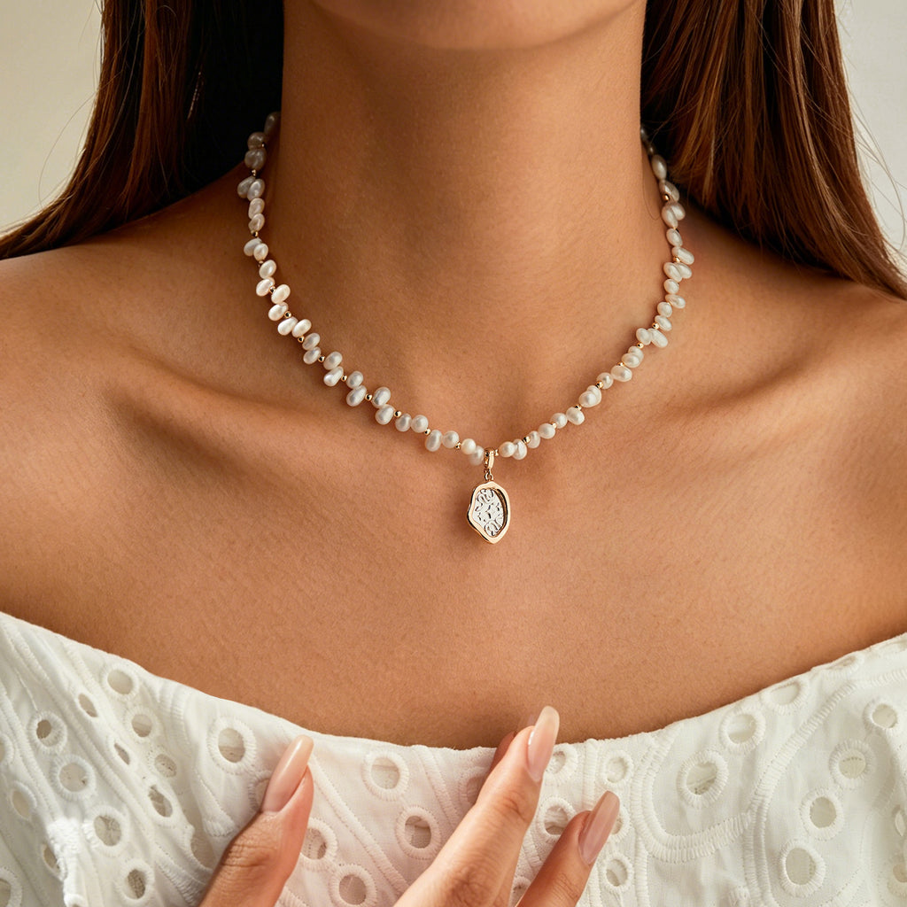 Zodiac Pearl Necklace