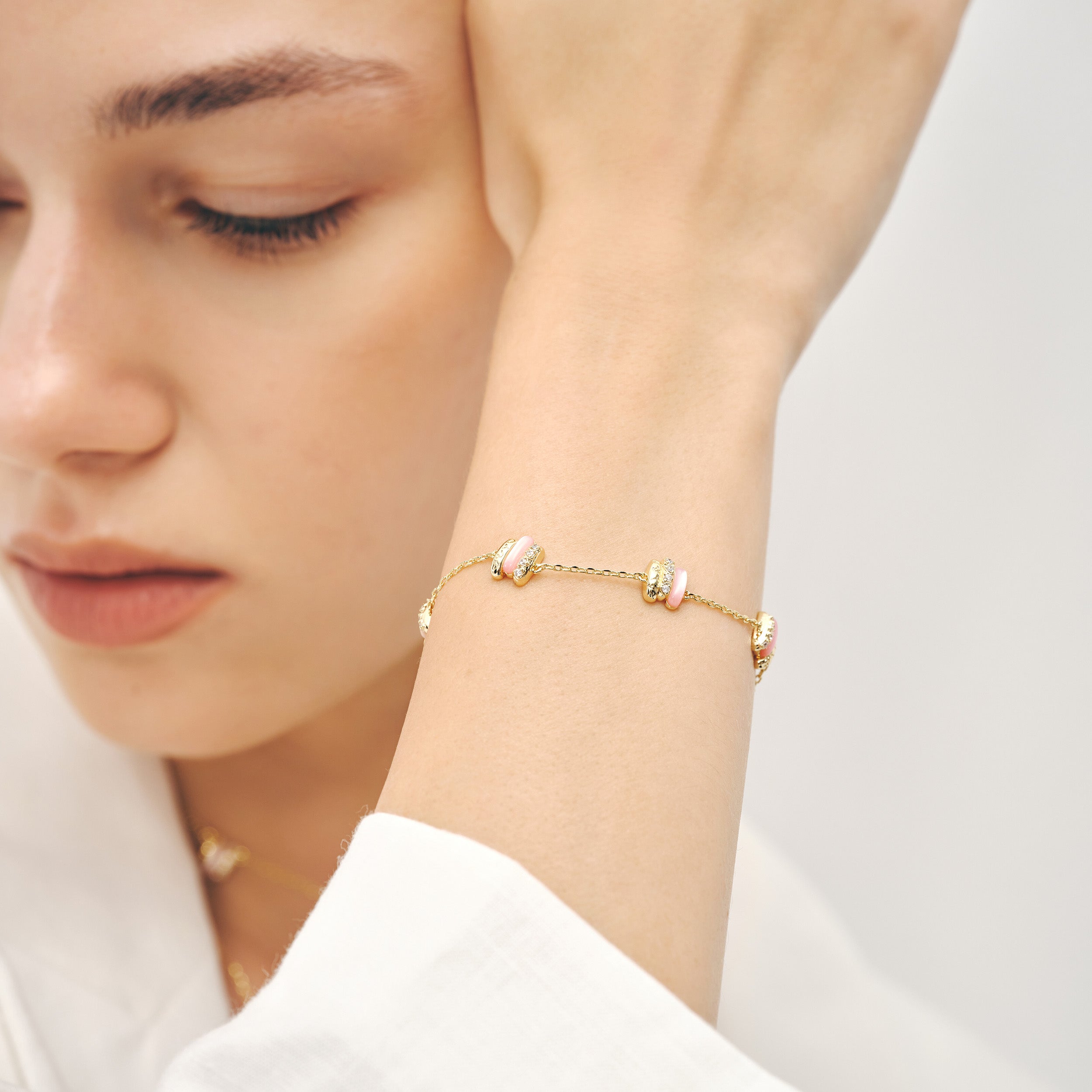 Pink Mother of Pearl Bracelet
