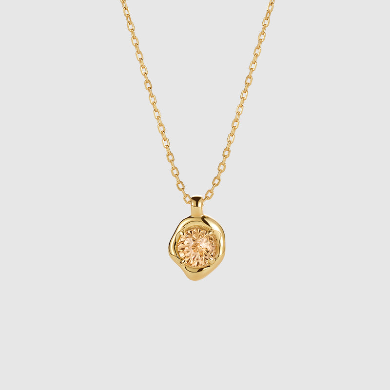 Fireworks CZ Stone Necklace