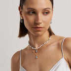 Raw Aquamarine Necklace
