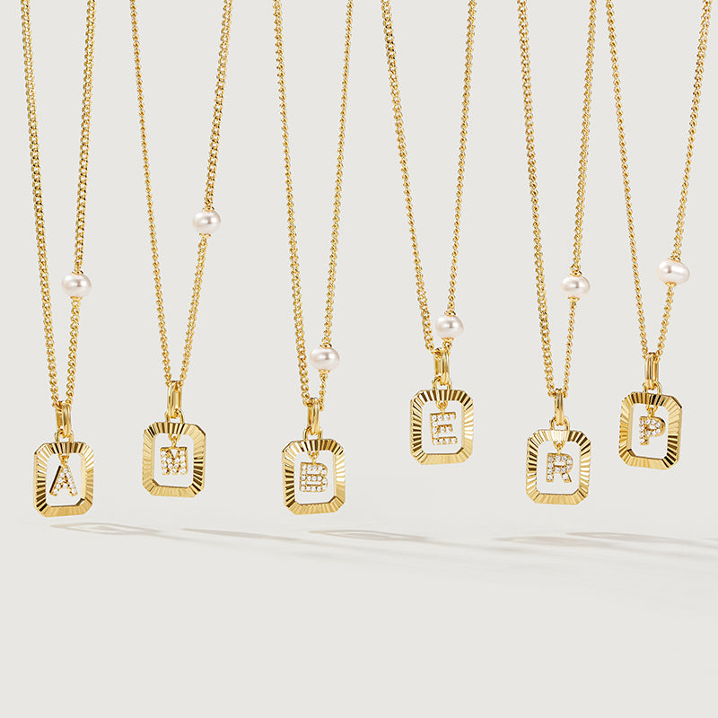 Be Myself Initial Necklace