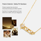 Celestial Star Paperclip Necklace