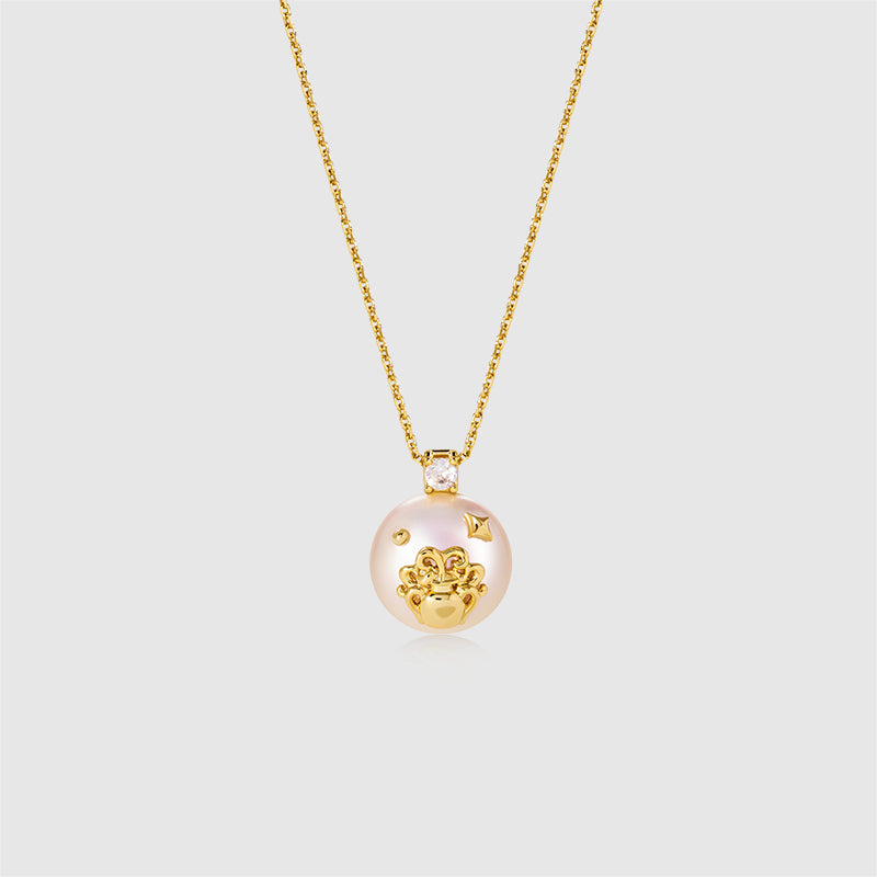 Zodiac Stellar Pearl Necklace