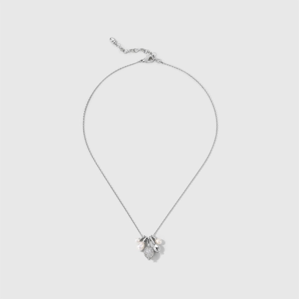 Soaring Balloon Silver Necklace