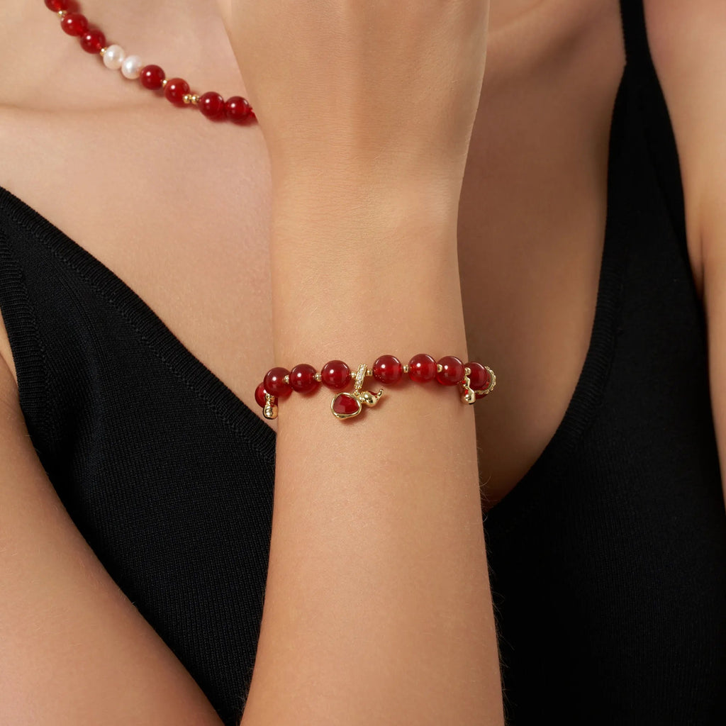 Wulu Red Agate Bracelet