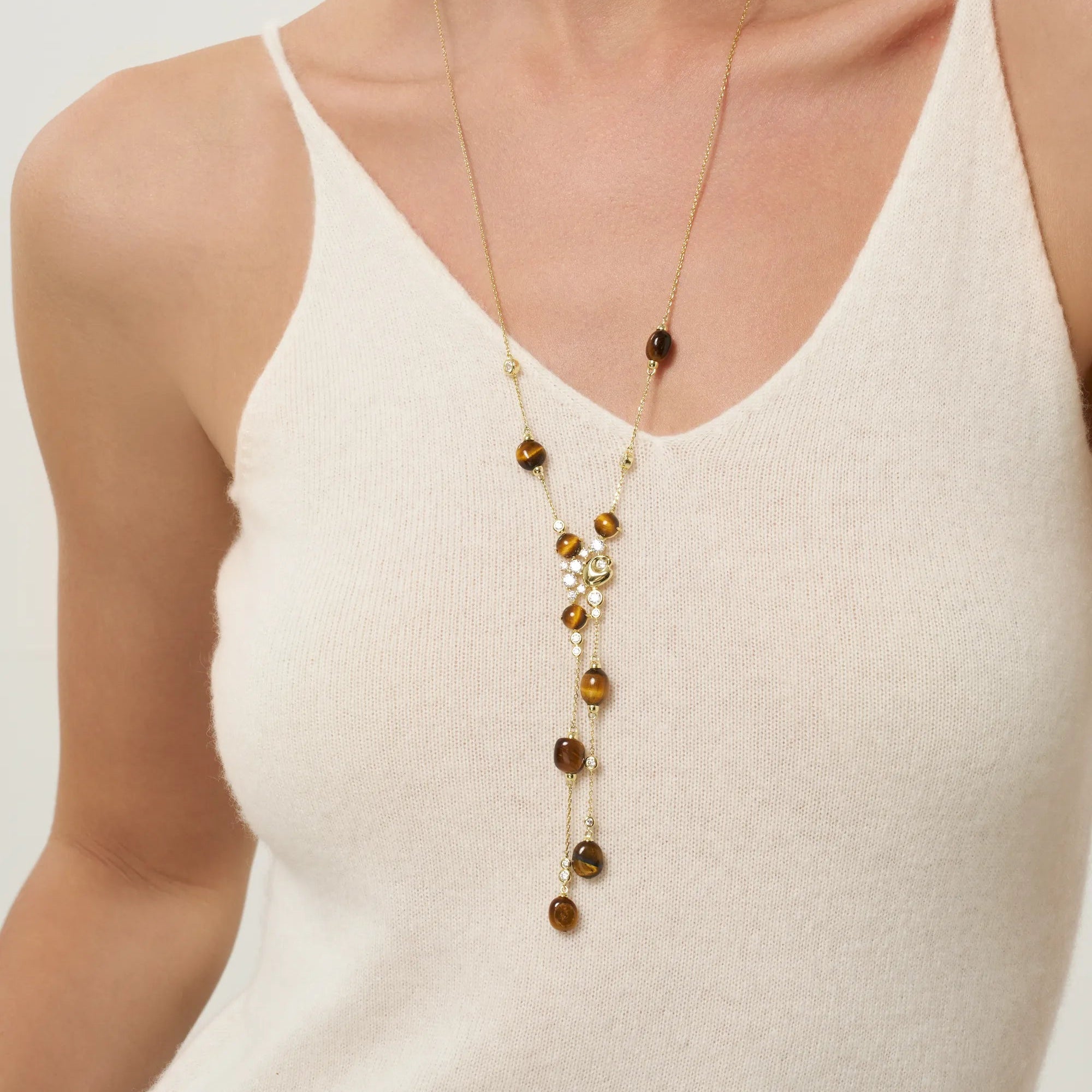 Oracle Tiger's Eye Long Necklace