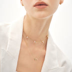 Pink Mother of Pearl Pendant Necklace