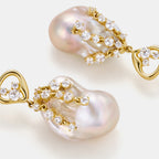 Drift Sand Baroque Pearl Earrings