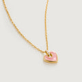 Blush Heart Rose Quartz Necklace