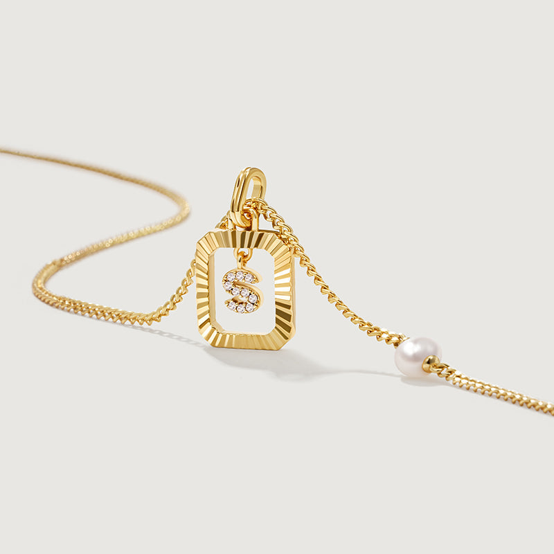 Be Myself Initial Necklace