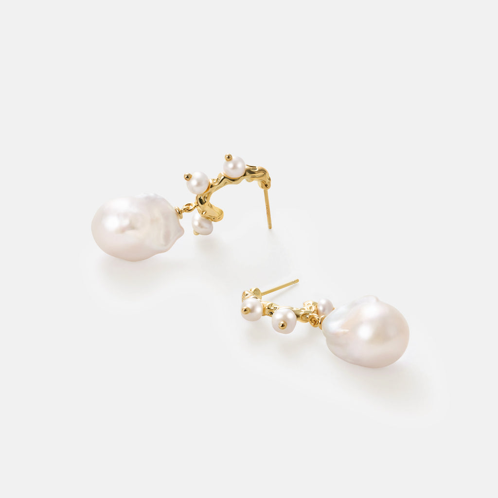 Waltz Baroque Pearl Earrings