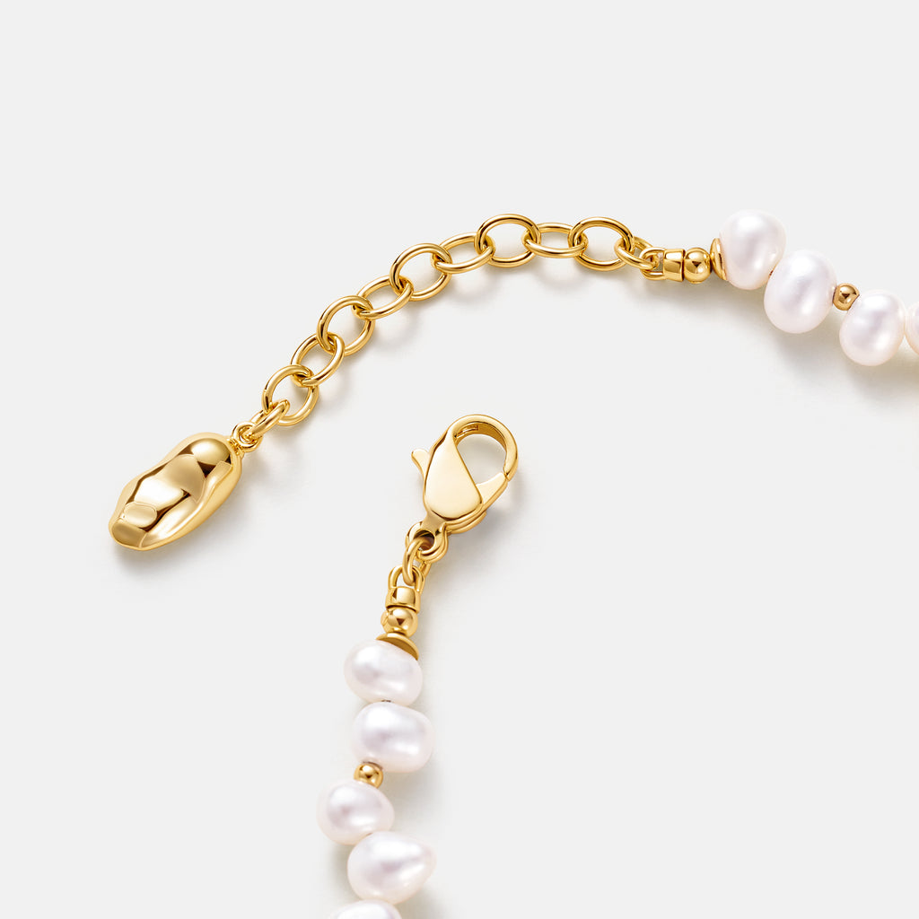 Cat Butterfly Pearl Bracelet