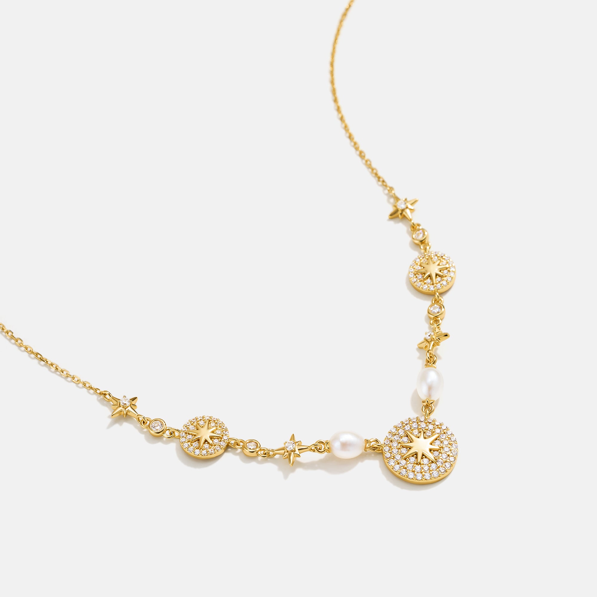 Celestial Star CZ Pendant Necklace