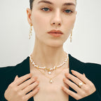 Starlight Irregular Pearl Necklace