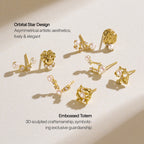 Stellar Zodiac Pearl Earrings