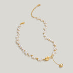 Lucky Heart Pearl Necklace